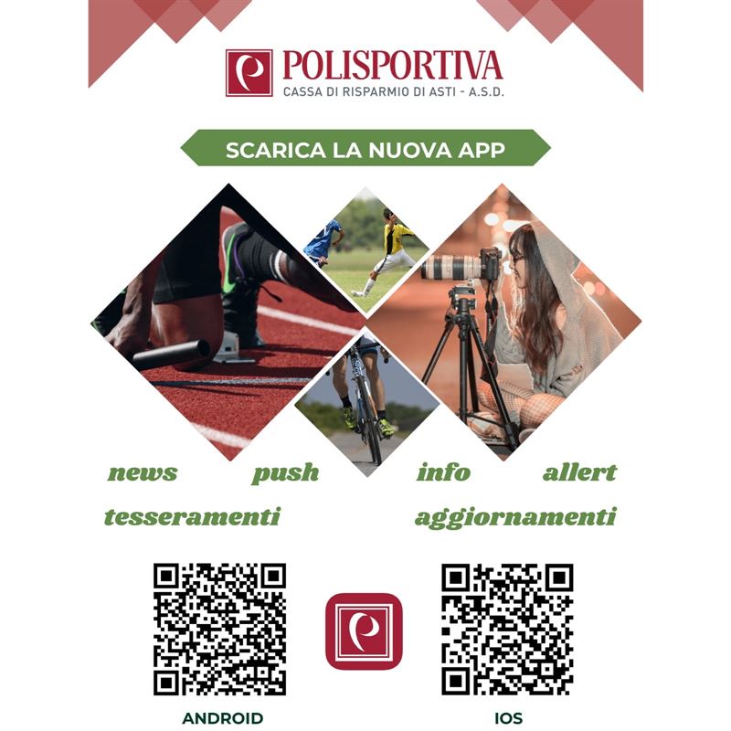 Scarica la nuova App della Polisportiva!