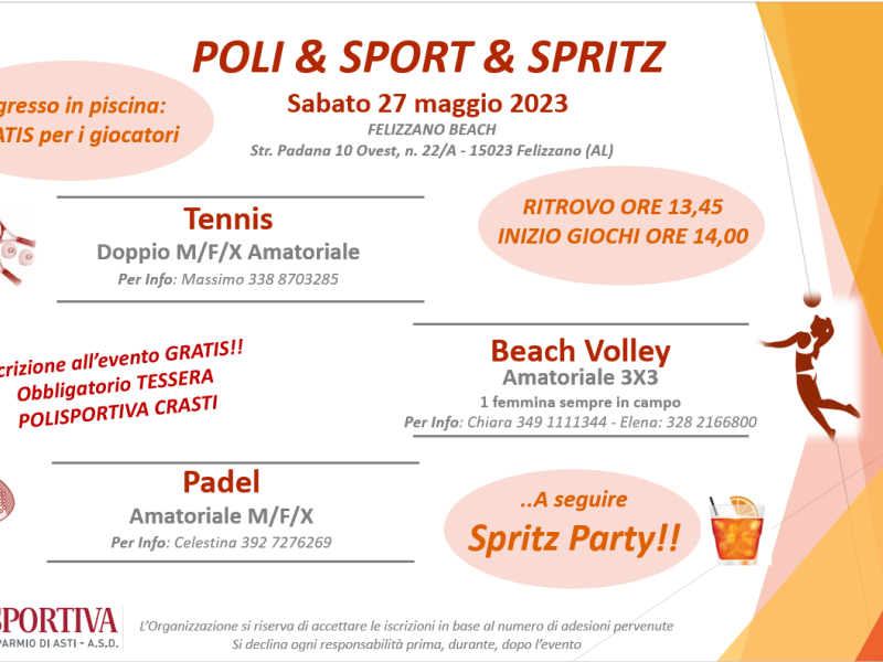 POLI & SPORT & SPRITZ - Beach Volley